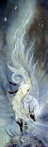 White Nine-Tailed Ffox